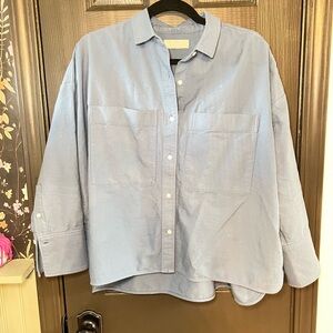 Everlane Light Blue Casual Button Down Shirt